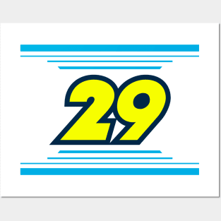 Blaine Perkins #29 2024 NASCAR Design Posters and Art